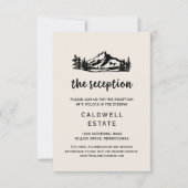 ヴィンテージウィルダネスバッファロープレイド披露宴カード 招待状 (正面)