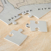 ヴィンテージウィルミントン・デラウェアの地図(1884) ジグソーパズル (側面)