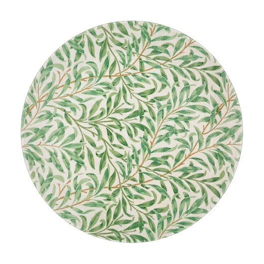 ヴィンテージウィローバウオーナメントイラストレーション カッティングボード (正面)