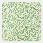 ヴィンテージウィローバウオーナメントイラストレーション スクエアシール (正面)