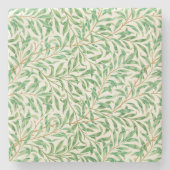 ヴィンテージウィローバウオーナメントリトグラフ ストーンコースター (正面)