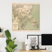 ヴィンテージウィンスロップ、チェルシー、イーストボストン&リバーズMA ポスター (ホームオフィス)