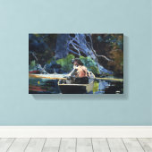 ヴィンテージウィンスローホームマザアディロンドックガイド キャンバスプリント (インサイチュ (ウッドフロア))