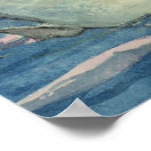 ヴィンテージウィンスローホームマーウォーターカラーシャーク魚釣り ポスター (角)