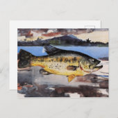 ヴィンテージウィンスローホームマーウォーターカラーベース ポストカード (正面/裏面)