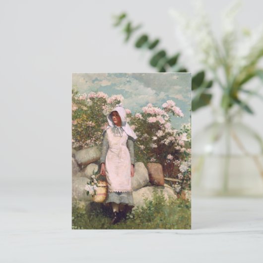 ヴィンテージウィンスローホームマーガールアンドローレル ポストカード (スタンド正面)