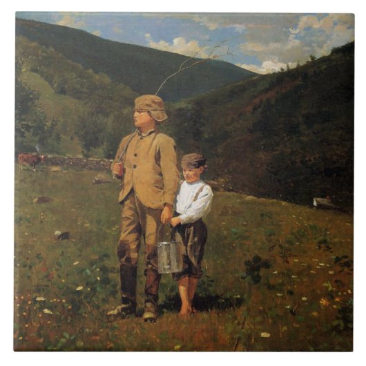 ヴィンテージウィンスローホームマーザパスチュール タイル (正面)