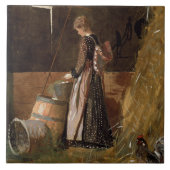 ヴィンテージウィンズローホーマー新鮮な卵 タイル (正面)