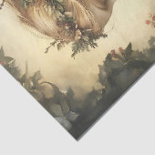 ヴィンテージウィンターウッドランドフェアリー、フローラクラウン 薄葉紙 (詳細)