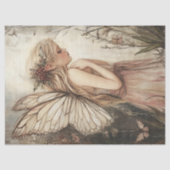 ヴィンテージウィンターウッドランド妖精とホリー&ベリー 薄葉紙 (正面)