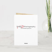 ヴィンテージウィンターエバーグリーンのクリスマスカード シーズンカード (裏面)