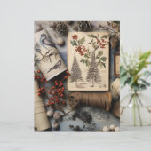 ヴィンテージウィンターエフエマスクラップブック紙 (スタンド正面)