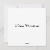 ヴィンテージウィンタークリスマスビレッジシーン シーズンカード (裏面)