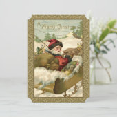 ヴィンテージウィンターサンタインゴールデンスリー シーズンカード (スタンド正面)