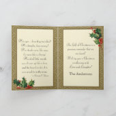 ヴィンテージウィンターサンタインゴールデンスリー シーズンカード (内部)