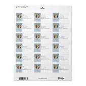 ヴィンテージウィンターサンタ住所 シール (フルシート)