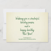 ヴィンテージウィンタースノーバーンフォトカスタム シーズンカード (裏面)