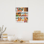 ヴィンテージウィンタースポーツスキーシュリルツビール ポスター (キッチン)