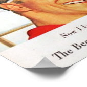 ヴィンテージウィンタースポーツスキーシュリルツビール ポスター (角)