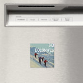 ヴィンテージウィンタースポーツ,スキーイタリア,ドロミテス マグネット (インサイチュ (食洗機))