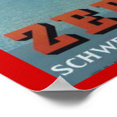 ヴィンテージウィンタースポーツ,スキースイス,ツェルマット ポスター (角)