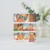 ヴィンテージウィンタースポーツ，ビール広告 ポストカード (スタンド正面)