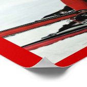 ヴィンテージウィンタースポーツ,フランス,サヴォワ,メゲーブ ポスター (角)