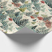 ヴィンテージウィンターズヘブンスノワイランドスケープ2 ラッピングペーパー (角)