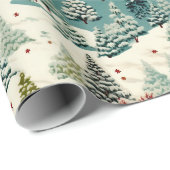 ヴィンテージウィンターズヘブンスノワイランドスケープ2 ラッピングペーパー (ロールコーナー)