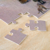 ヴィンテージウィンタータウンクリスマスツリー ジグソーパズル (側面)