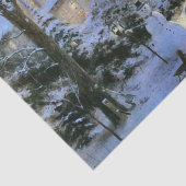 ヴィンテージウィンタータウンクリスマスツリー 薄葉紙 (詳細)