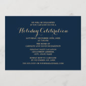 ヴィンテージウィンターパリジャンシーンホリデーパーティー 招待状 (裏面)