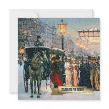 ヴィンテージウィンターパリジャンシーンホリデーパーティー