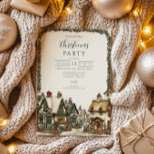 ヴィンテージウィンタービレッジクリスマス 招待状