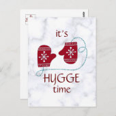 ヴィンテージウィンターミッテンハイゲタイムコジモダンー ポストカード (正面/裏面)