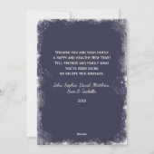 ヴィンテージウィンターワンダーランドクリスマスフォトコラージュ シーズンカード (裏面)