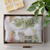 ヴィンテージウィンドウフラワーズデコパージュティッシュペーパー 薄葉紙 (ギフト)