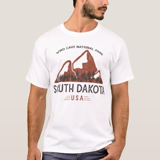 ヴィンテージウィンドケーブ国立公園 Tシャツ (正面)