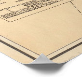 ヴィンテージウィンニペソーキー湖の地図(1896) ポスター (角)