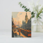 ヴィンテージウィーンウィンターポストカード ポストカード (スタンド正面)