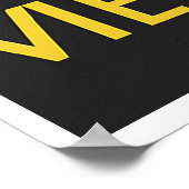 ヴィンテージウィーンホワイト縁どレトロトラベルポスター ポスター (角)