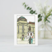 ヴィンテージウィーンヨセフスプラッツハガキ ポストカード (スタンド正面)