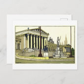 ヴィンテージウィーン議会葉書 ポストカード (正面/裏面)