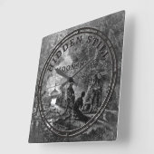 ヴィンテージウイスキー スクエア壁時計 (傾斜)