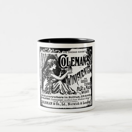 ヴィンテージウインカーニストニックアド ツートーンマグカップ (中央)