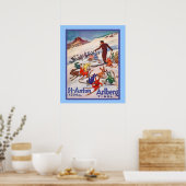 ヴィンテージウインタースポーツのポスター ポスター (キッチン)