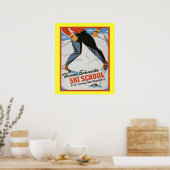 ヴィンテージウインタースポーツのポスター ポスター (キッチン)