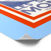 ヴィンテージウインタースポーツのポスター ポスター (角)