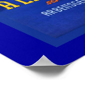 ヴィンテージウインタースポーツのポスター ポスター (角)