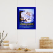 ヴィンテージウインタースポーツのポスター ポスター (キッチン)